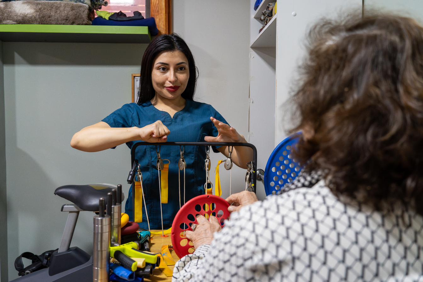 Sala de procedimientos del centro de kinesiología Osteomed