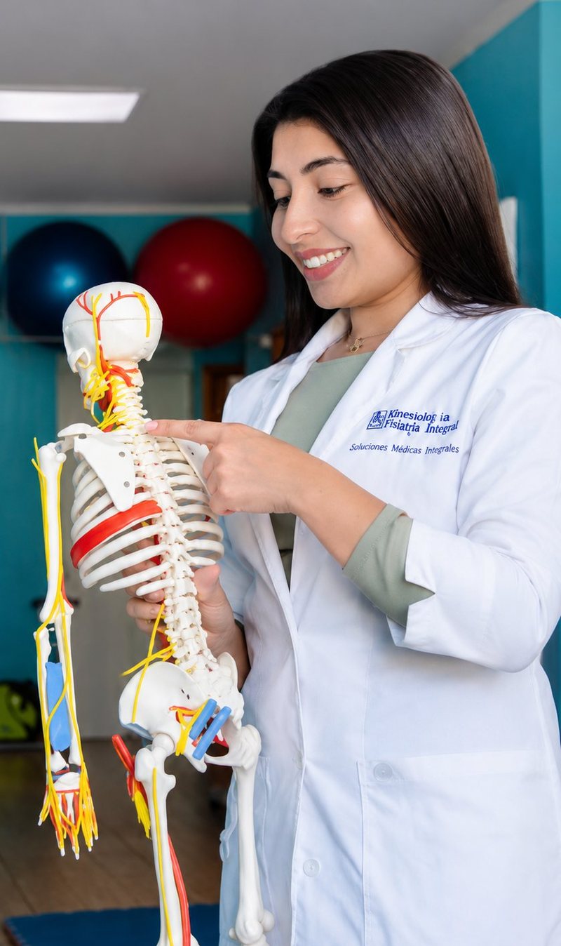 Javiera López Urrutia, kinesióloga y directora del centro Osteomed en El Quisco